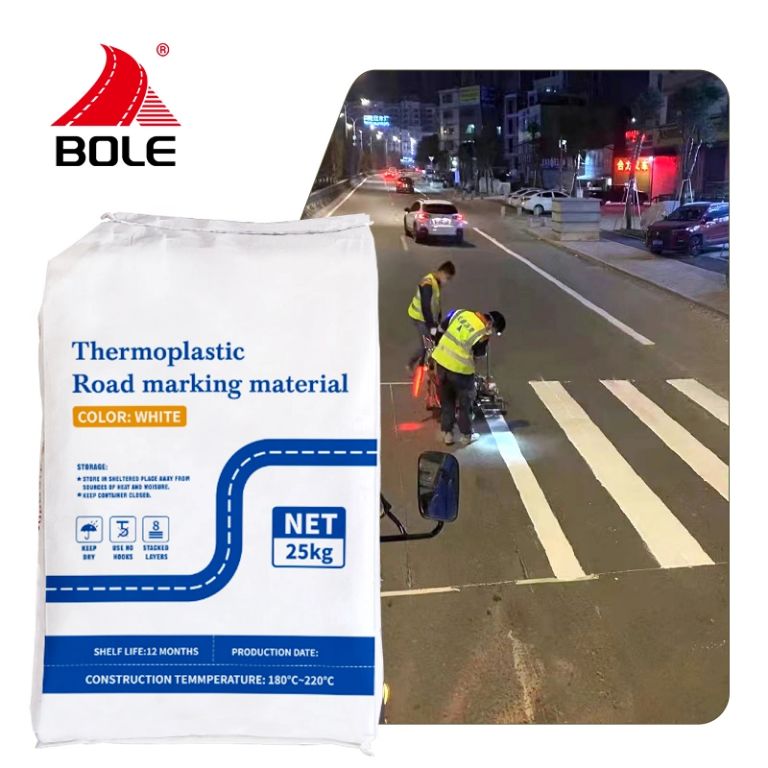 Thermoplastic Road Marking White 25kg by HIPHEN