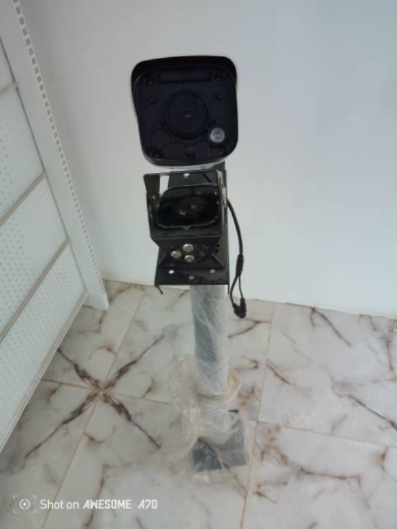 Parking garage stand surveillance camera by HIPHEN