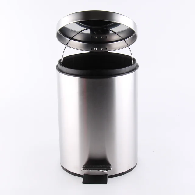 Garbage trash stainless steel bin by Scantrik