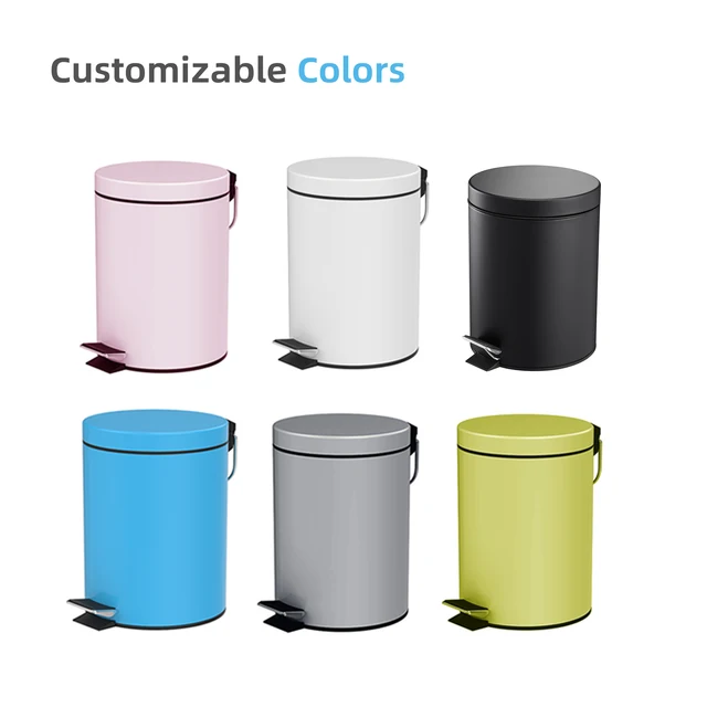 Trash bin stainless steel by Scantrik