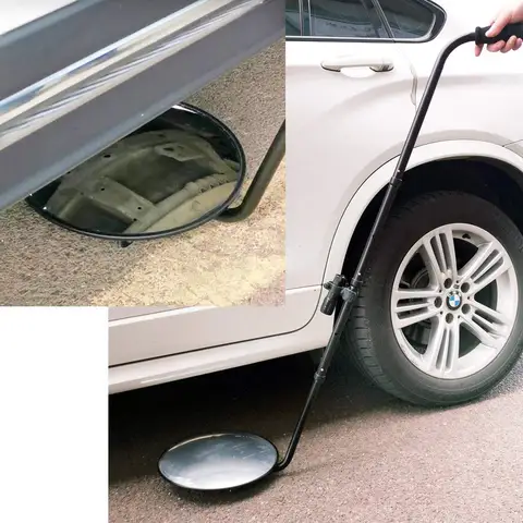 Portable Acrylic Under vehicle search mirror by HIPHEN