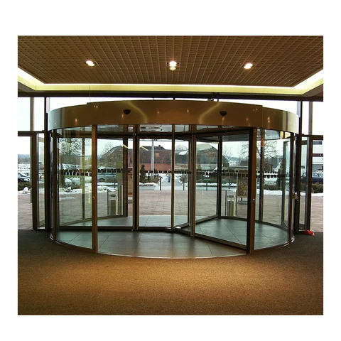 Automatic revolving 2 wings door by HIPHEN