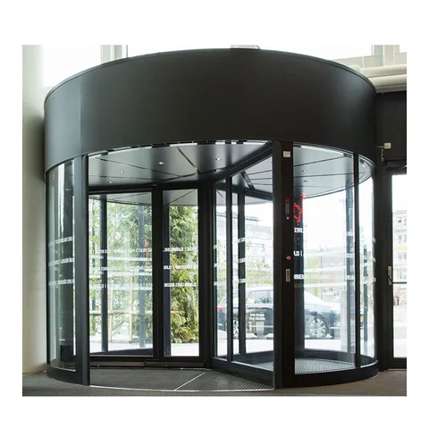 Automatic swing door revolving system by HIPHEN