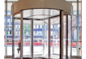 Swing door drive revolving system by HIPHEN