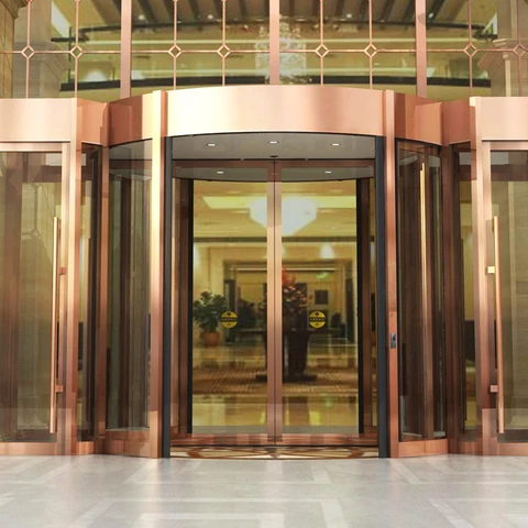 Swing door drive revolving system by HIPHEN