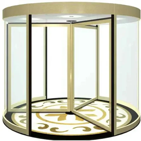 Two wings Intelligent Automatic Revolving Door by HIPHEN