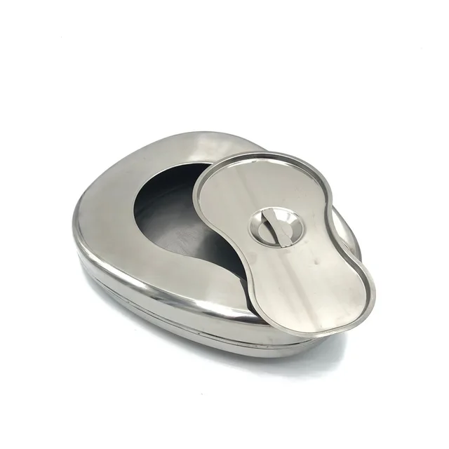 Hospital bed pan stainless steel by Scantrik