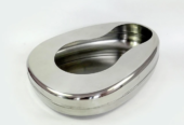 Stainless steel Hospital bedpan by Scantrik