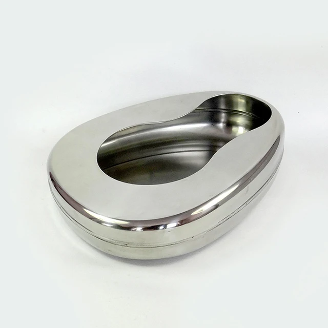 Stainless steel Hospital bedpan by Scantrik