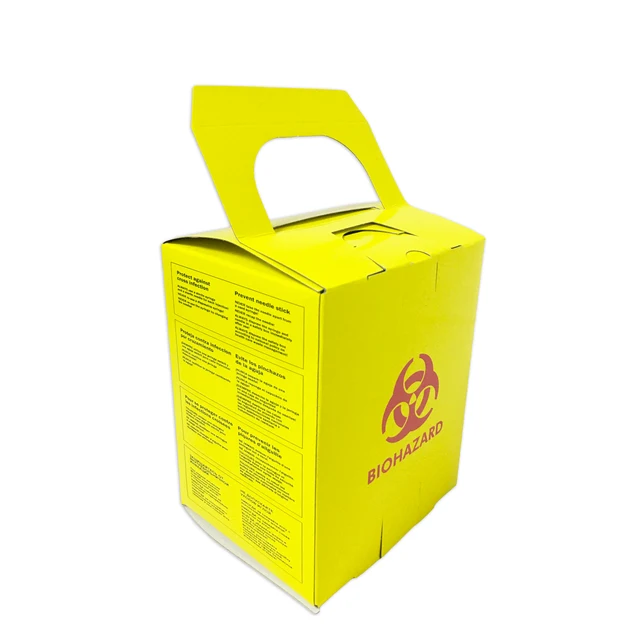 5L Biohazard safety waste box by Scantrik