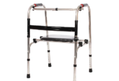Folding moving walker aid by Scantrik