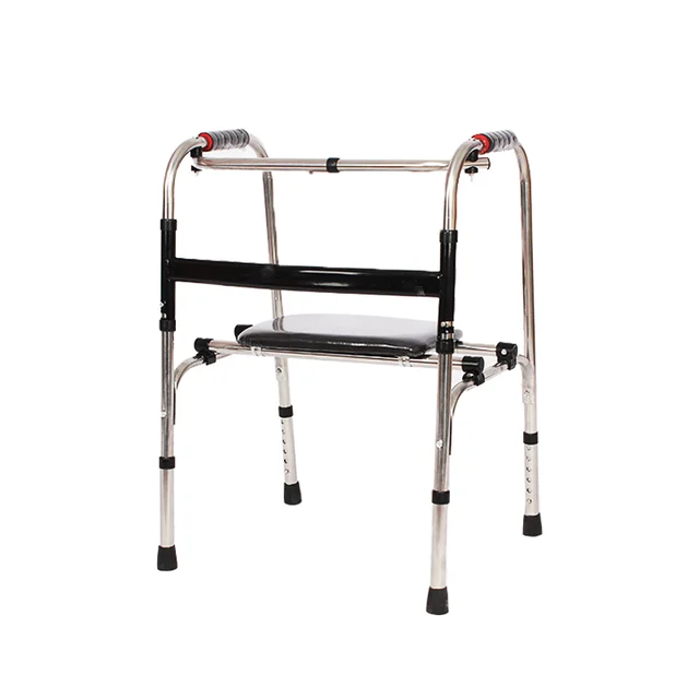 Folding moving walker aid by Scantrik
