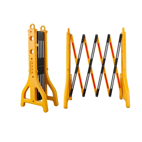 Durable plastic retractable road safety barricade Fence by HIPHEN