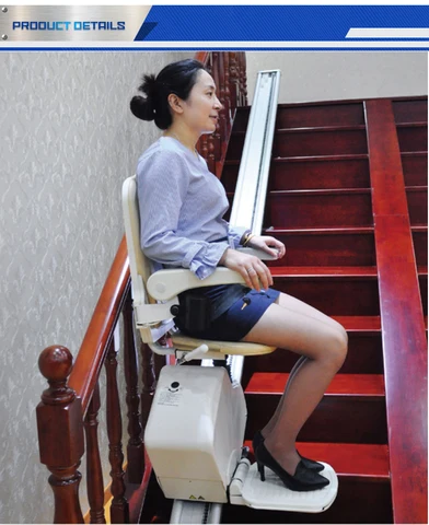 Custom built stair case curved lift by home lift elevator