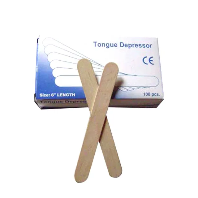 Wooden tongue depresser applicator by Scantrik