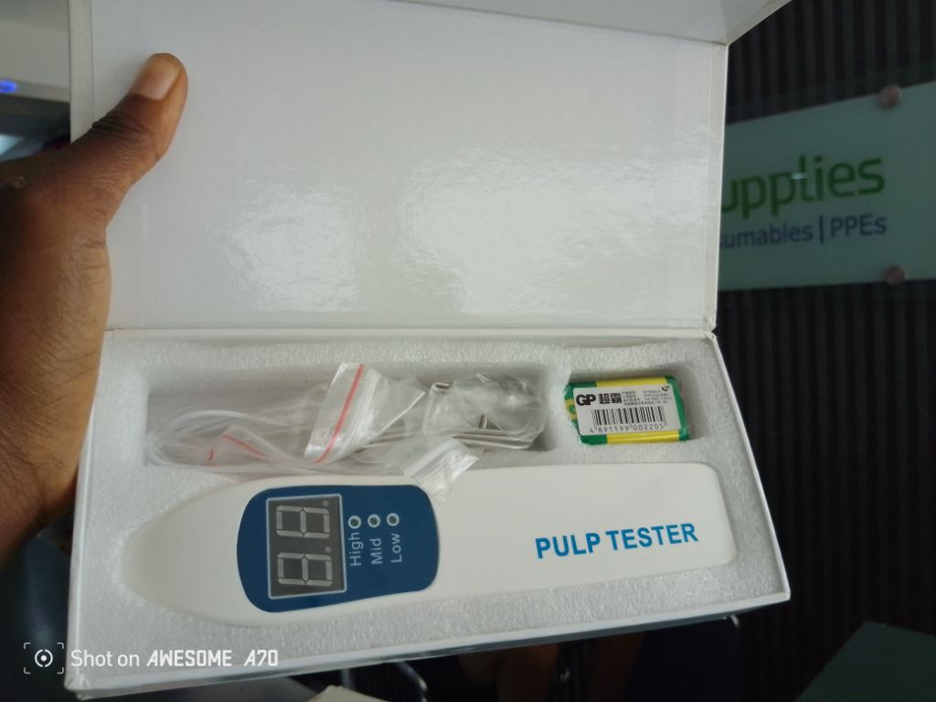 Electric dental pulp tester by Scantrik