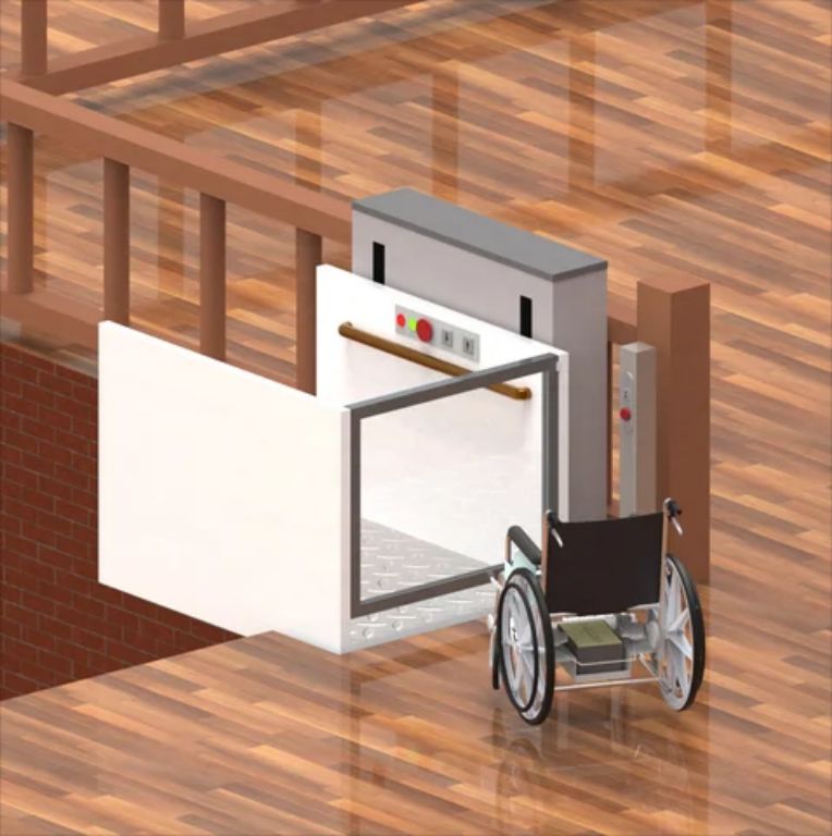 Safe and practical wheelchair platform by HIPHEN