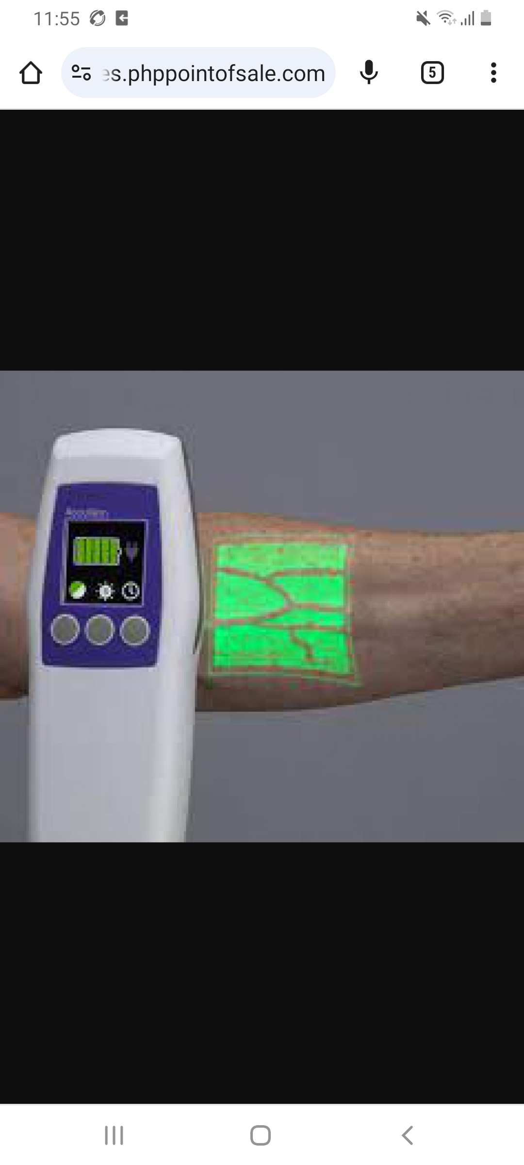 Vascular image vain finder by Scantrik