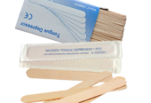 Medical wooden tongue depressors by Scantrik