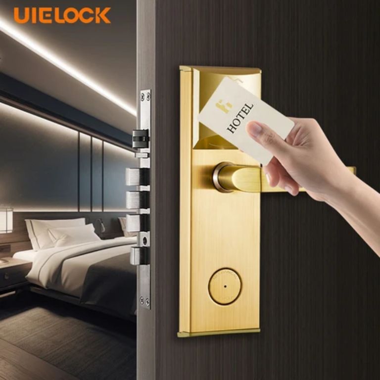 Gold Hotel RFID Electronic Card by HIPHEN