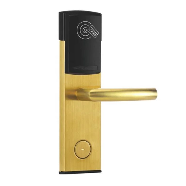 Stainless steel golden hotel lock system by HIPHEN