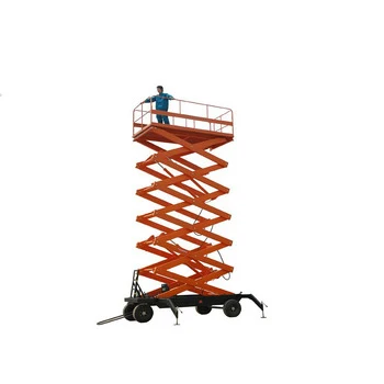Rough terrain diesel scissor lift by Home Lift Elevator
