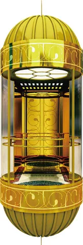 Safety comfortable capsule elevator by Home lift Elevator