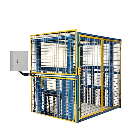 Automatic warehouse goods lift by home lift elevator