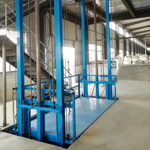 Foldable electric scaffolding goods elevator by home lift elevator