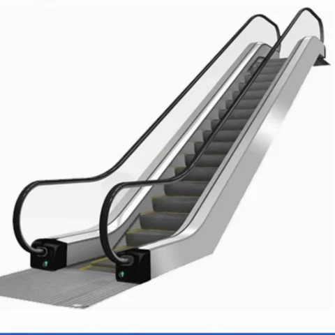 Moving sidewalk by home lift elevator