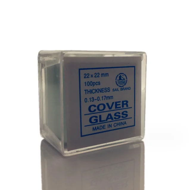 Cover slip for laboratory use 100pcs by Scantrik