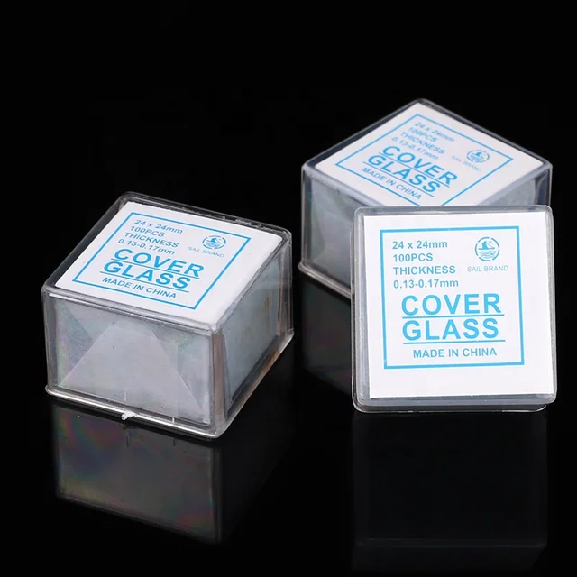 Cover slip for microscopic use 100pcs by Scantrik