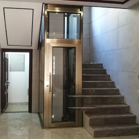 Symmetry shaftless elevator by home lift elevator