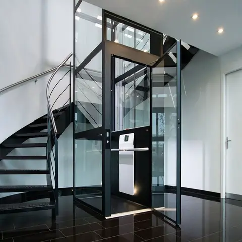 Customized shaftless home elevator system by home lift elevator