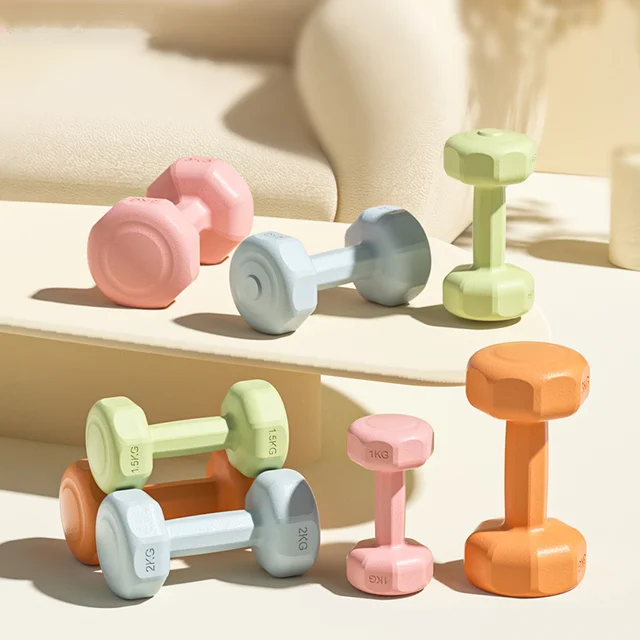 Weight fitness rubber dumb bell by Scantrik