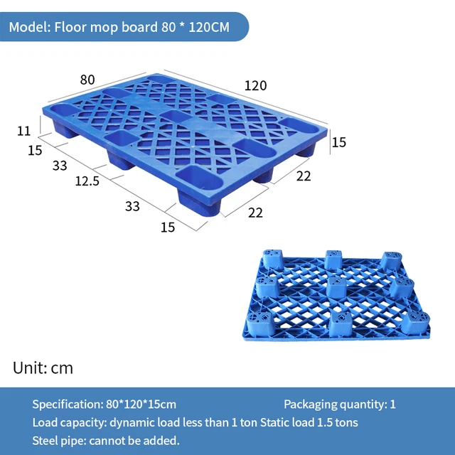 Industrial plastic pallet by Scantrik