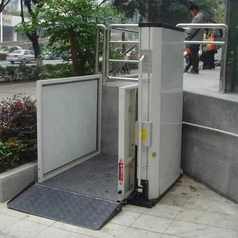 High quality porch low rise hydraulic vertical lift by Home lift elevator