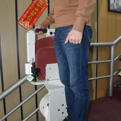 Customized electric foldable straight stair lift by home lift elevator