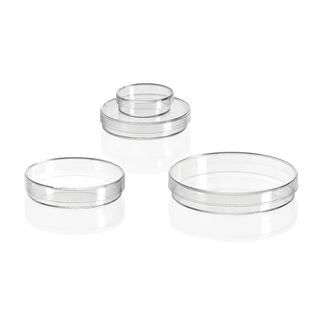 Plastic medical sterile petri dish 10pcs by Scantrik