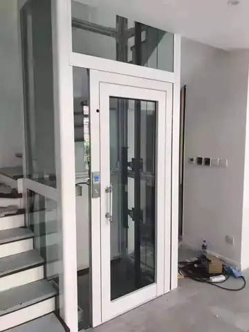Stainless steel passenger elevator for commercial use by Home Lift Elevator