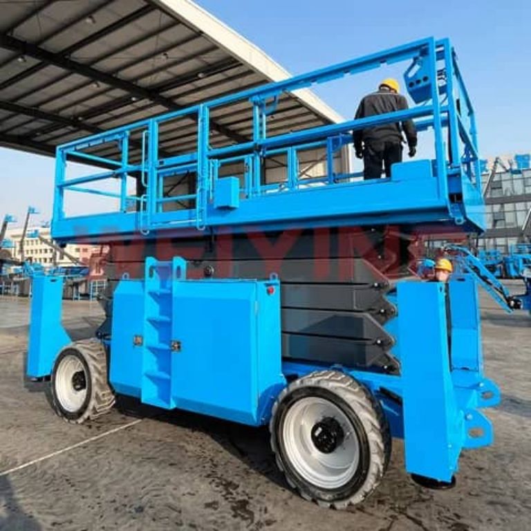 Electric Powered Scissor Lift by Hiphen
