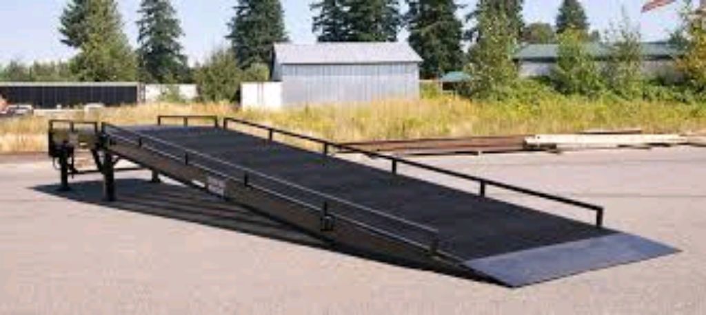 Fork Lift Container Mobile Loading Dock Ramp by Hiphen