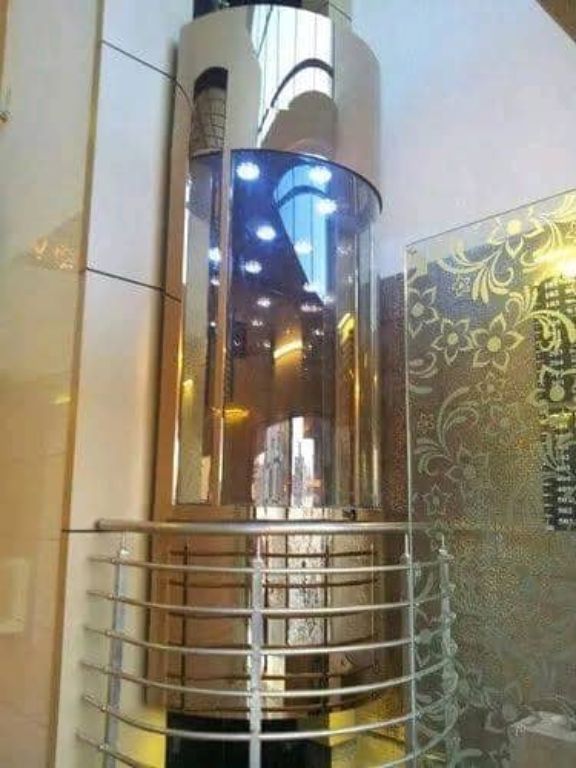 Small Panoramic Capsule Passenger Elevator Lift by Hiphen