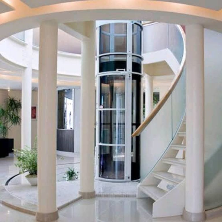 Small Capsule Lift Glass Elevator Lift by Hiphen