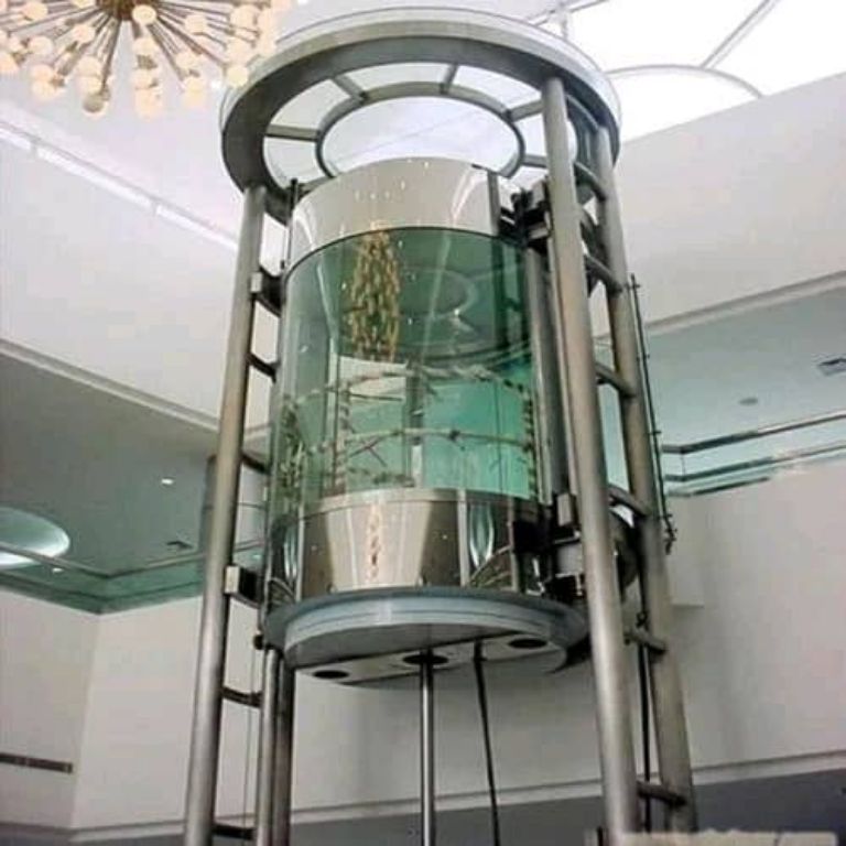 Safety Comfortable Capsule Electric Elevator by Hiphen