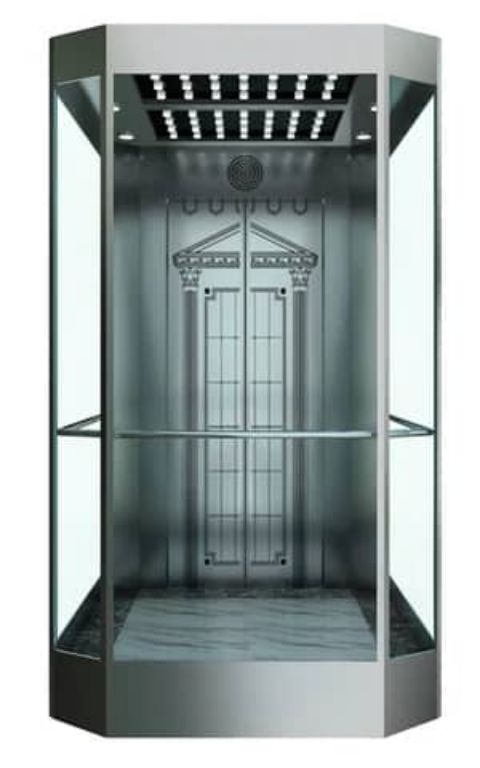 Polished Passenger Capsule Lift by Hiphen