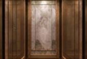 Luxurious elevator with wooden Design by Hiphen