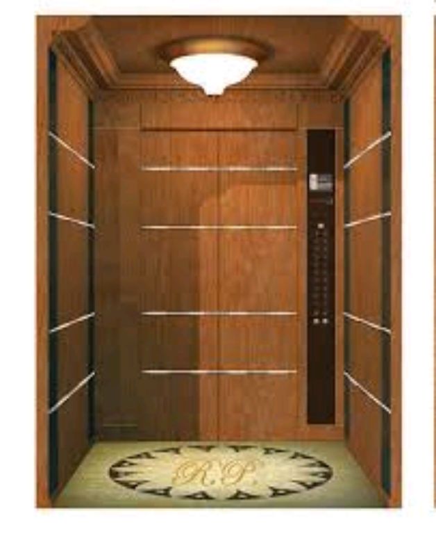 Wooden Elevator Cabin decoration By Hiphen