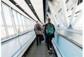 Elevator Lift airport passenger conveyor lift moving Walkway by Hiphen