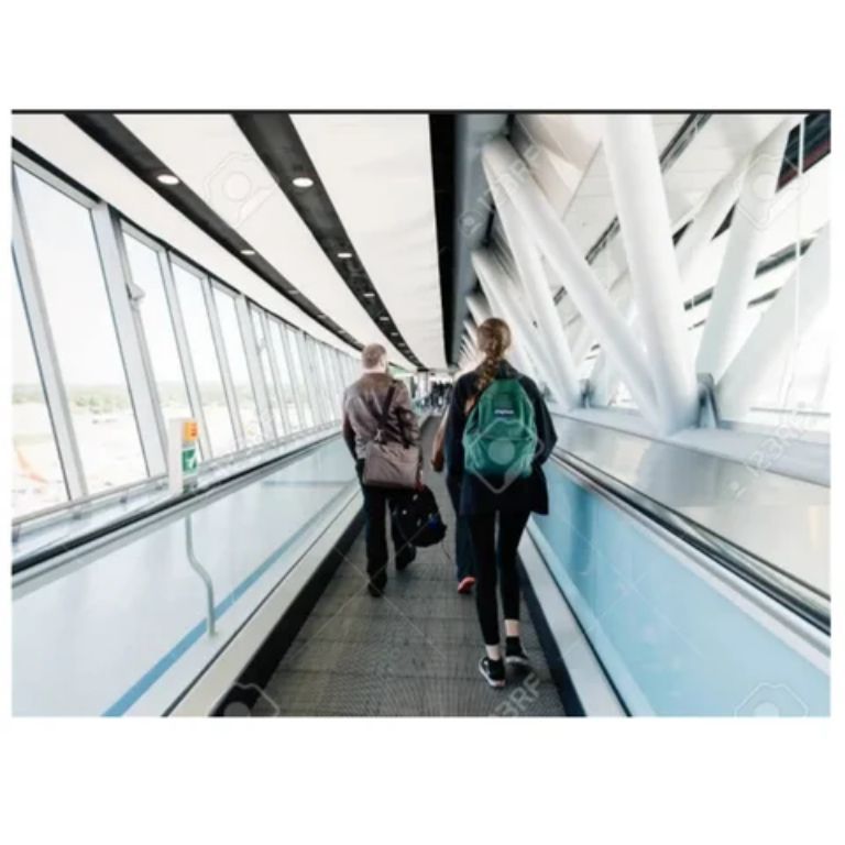 Elevator Lift airport passenger conveyor lift moving Walkway by Hiphen